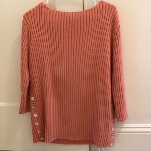 Olsen light pink knit sweater